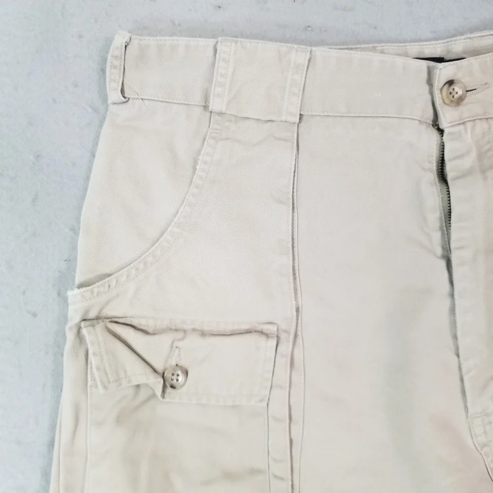 Banana Republic cargo pants shorts combo men's 35 x 25 beige Street Urban Skate